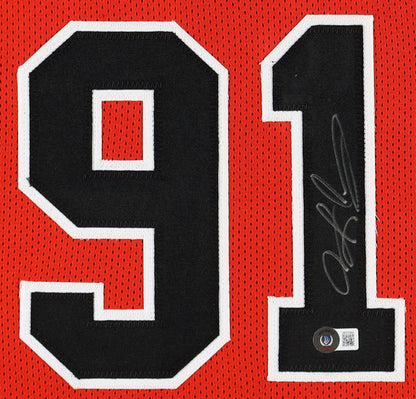 Dennis Rodman Signed Custom Framed Jersey Display (Beckett) - Chicago Bulls