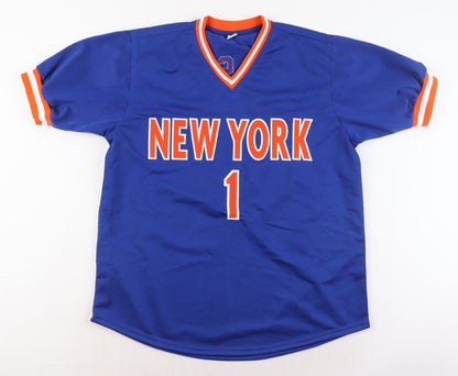 Mookie Wilson Signed Jersey (JSA) - New York Mets