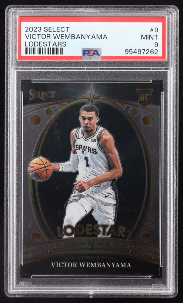 Victor Wembanyama 2023-24 Select Lodestars #9 RC (PSA 9)