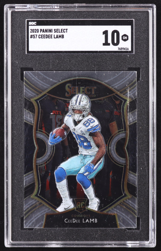 CeeDee Lamb 2020 Select #57 RC (SGC 10)