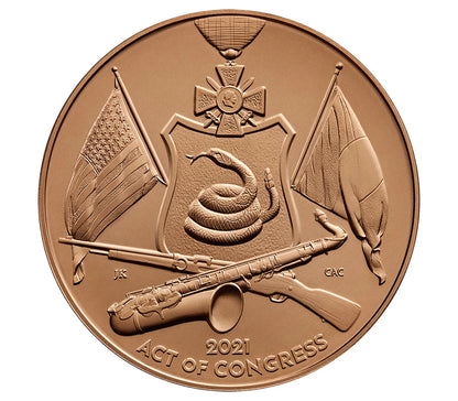 Harlem Hellfighters Bronze Medal 1.5 Inch