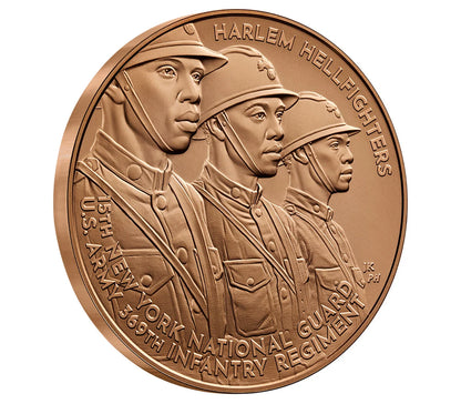Harlem Hellfighters Bronze Medal 1.5 Inch