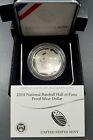 2014 Baseball Hall of Fame Proof Silver Dollar OGP & COA