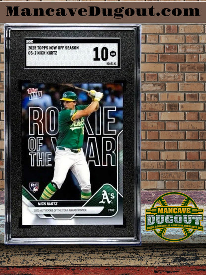 2025 Topps Now Off Season – Nick Kurtz #OS 2 - Rookie Card (RC) – Gem Mint 10