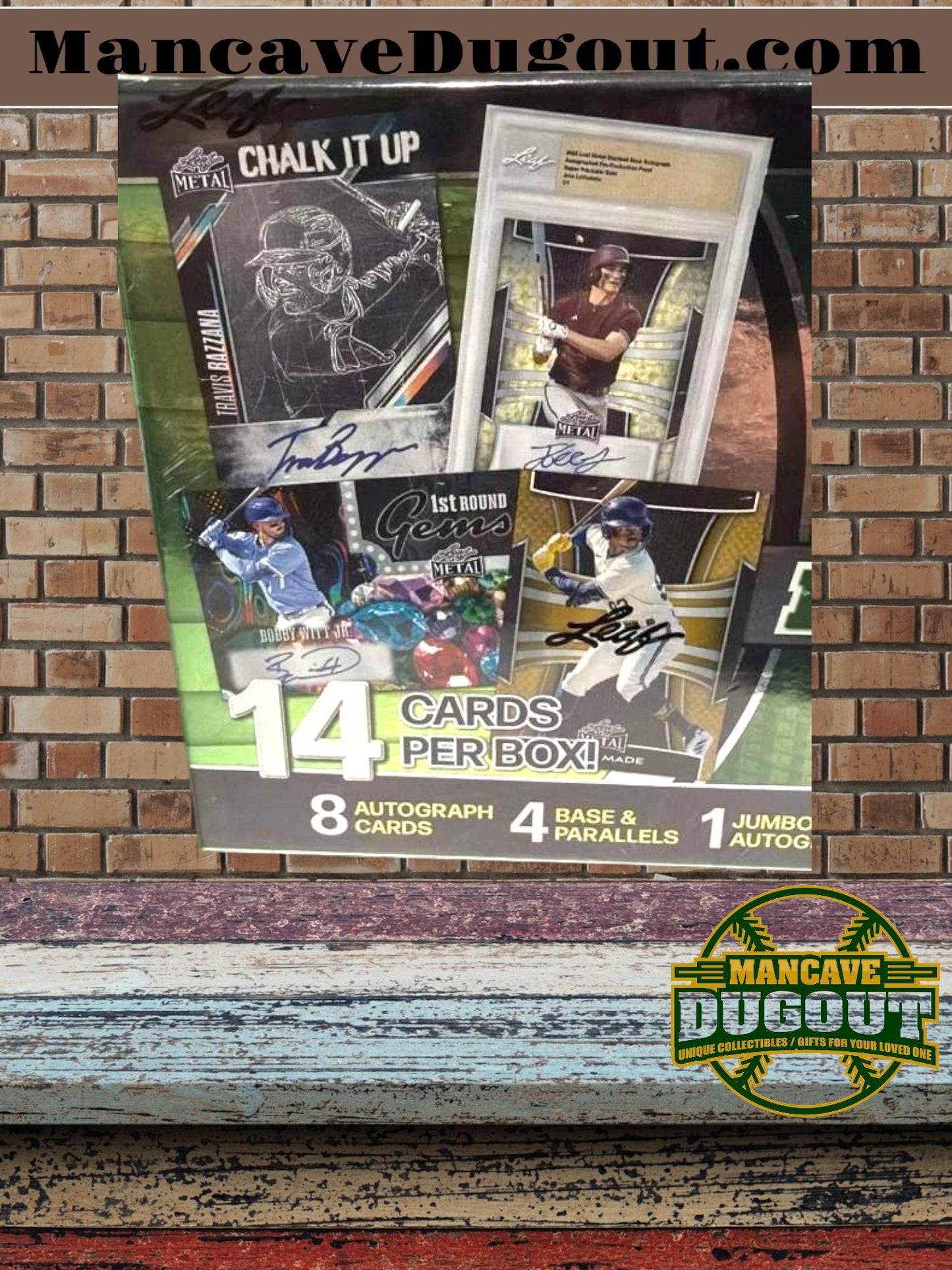 2025 Leaf Metal Baseball – Factory Sealed Jumbo Box - 9 Autographs Per Box