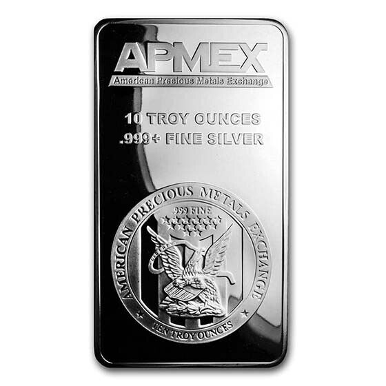 2015 APMEX 10 oz Solver Bar