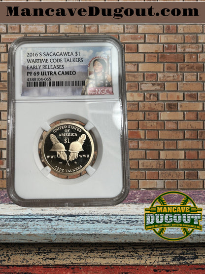2016-S Sacagawea Dollar PCGS or NGC PR-69 DCAM