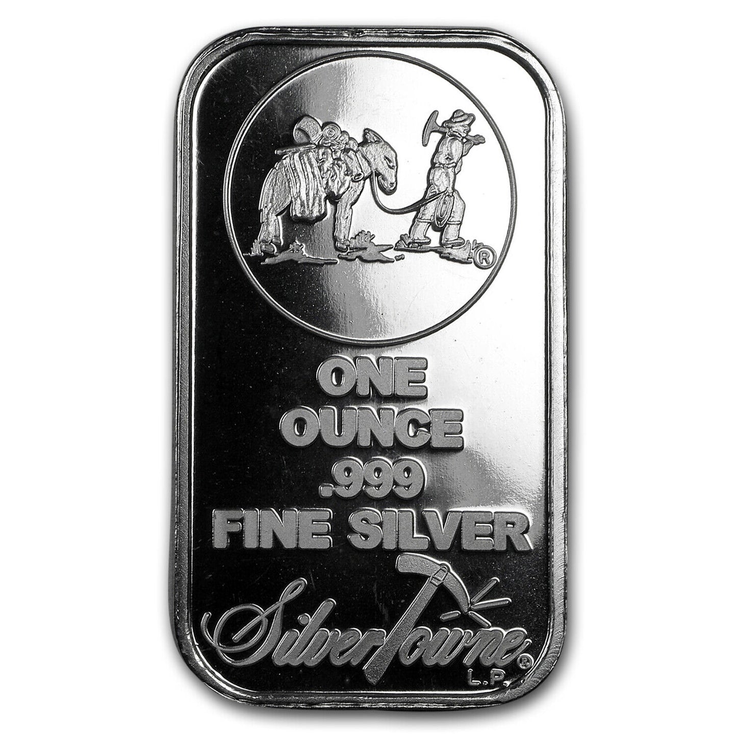 10 - 1 Oz Silver Bar - SilverTowne - Prospector in factory package