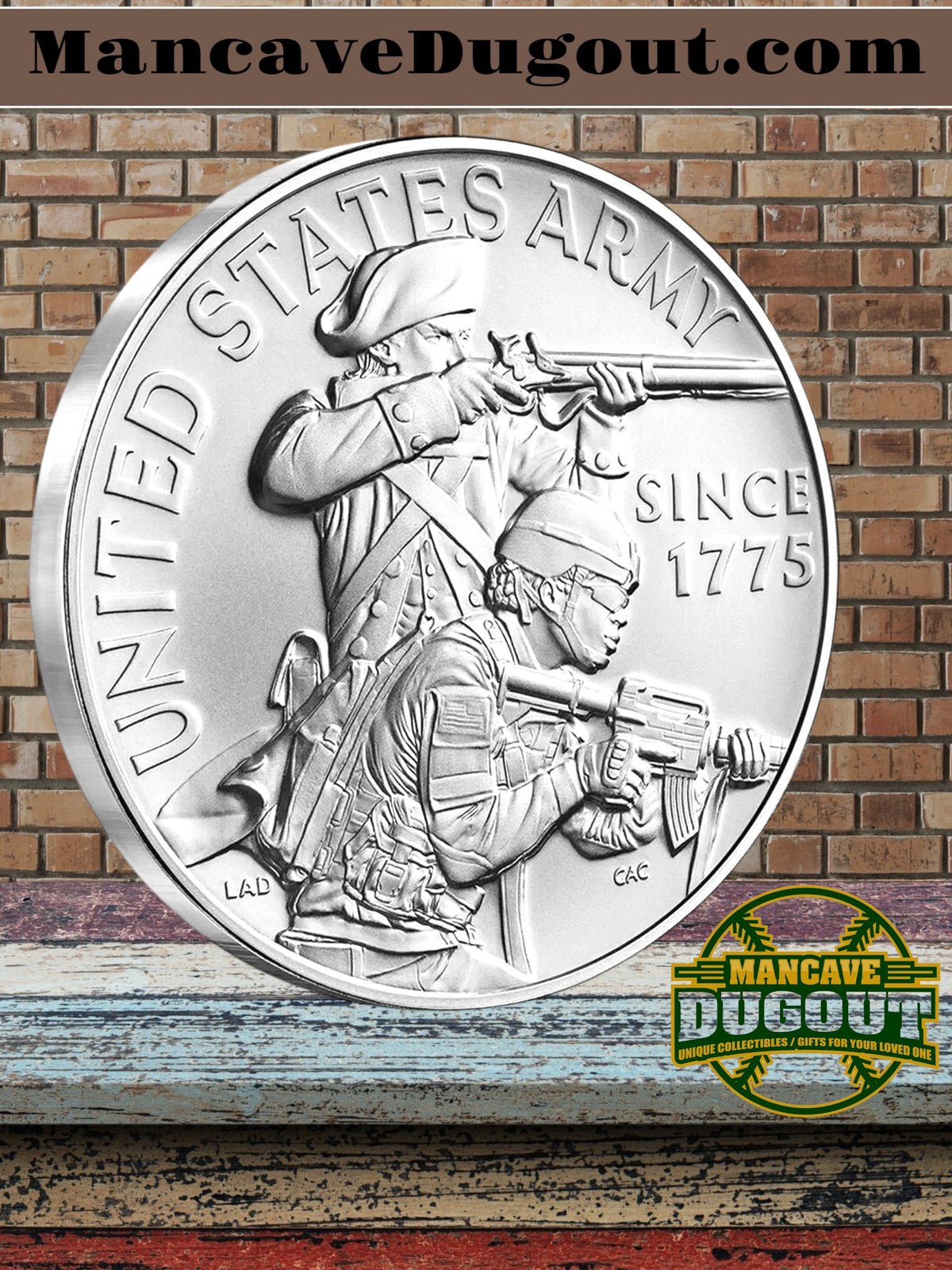U.S. Mint Armed Forces Silver Medal – Army - 1 oz .999 Fine Silver • Proof Finish • Original Mint Packaging & COA