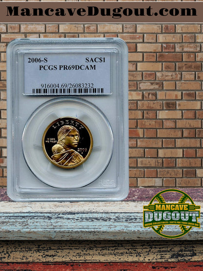 2006-S Sacagawea Dollar PCGS or ICG PR-69 DCAM