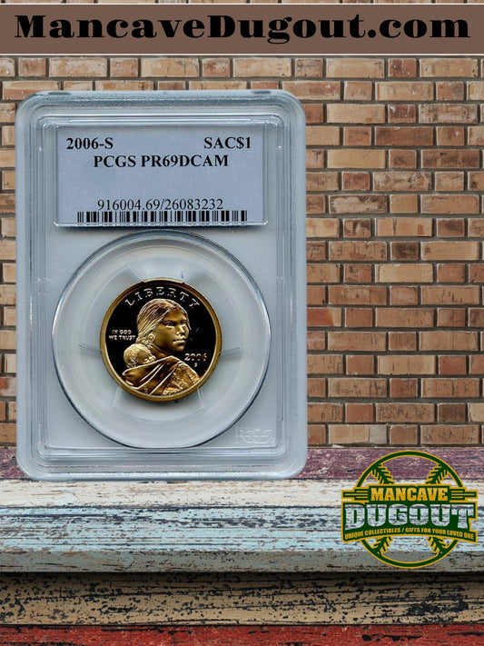 2006-S Sacagawea Dollar PCGS or ICG PR-69 DCAM