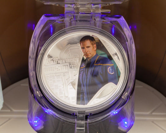 2015 $1 STAR TREK Enterprise Captain Jonathan Archer & NX-01, 1 oz Silver 2 Coin Proof Set