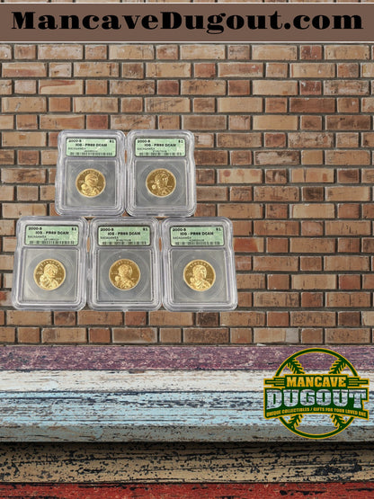 2000-S Sacagawea Dollar PCGS or ICG PR-69 DCAM