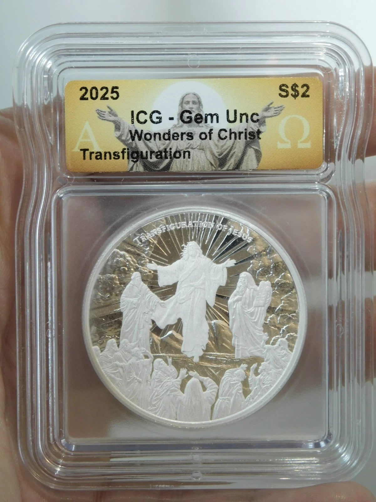 2025 $2 SILVER COIN ICG GEM WONDER OF CHRIST-Transfiguration-ICG Graded