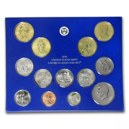 2016 US Mint Set 26 Coin Uncirculated Set Complete Philadelphia & Denver W/ OGP