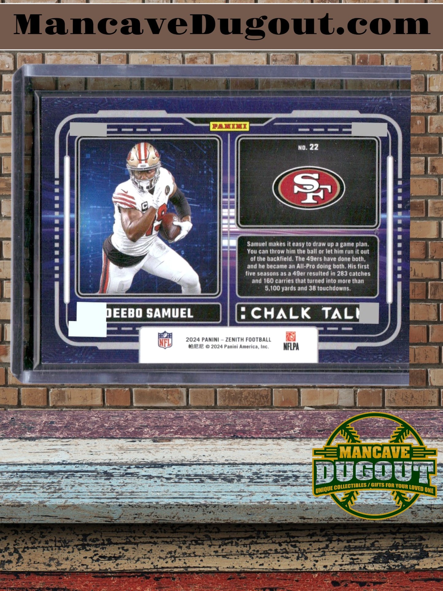2024 Panini Zenith – Chalk Talk - Deebo Samuel #22