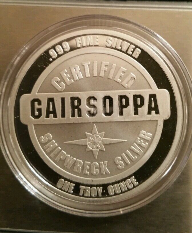 1 oz .999 Silver Certified shipwreck SS Gairsoppa WWII lost treasure recovered.