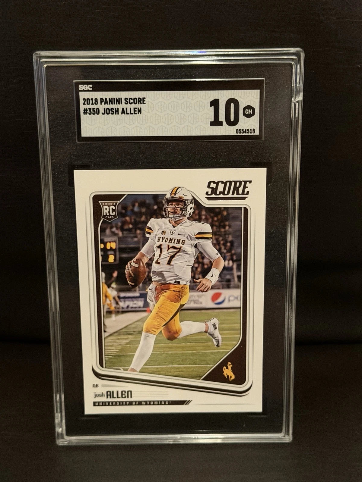 2018 Score – Rookies Josh Allen #350 (RC) – SGC 10