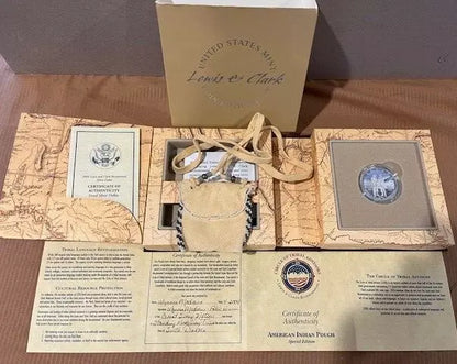 Lewis & Clark U. S. Mint Coin & Pouch Set - With COA