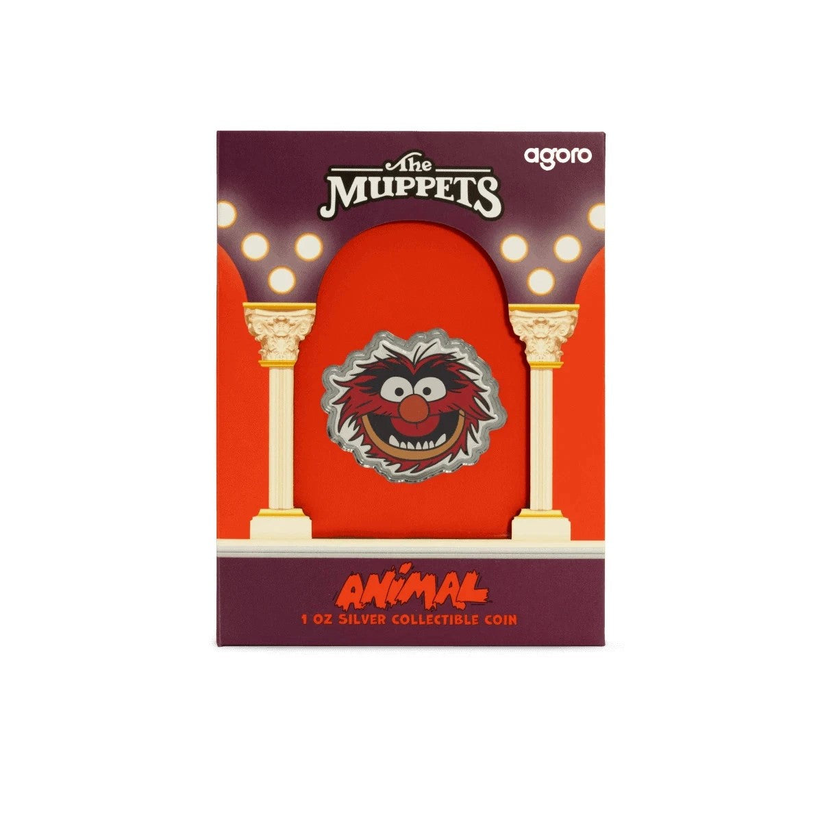 2025 Agoro Niue Disney Muppets 70th Ann. Animal 1 oz Silver Colored Proof Coin