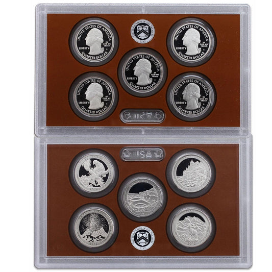 2012 S Proof Parks Quarter Set ATB Gem DCam