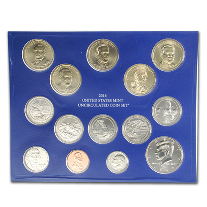 2014 US Uncirculated Mint Set Philadelphia and Denver Mint 28 coins