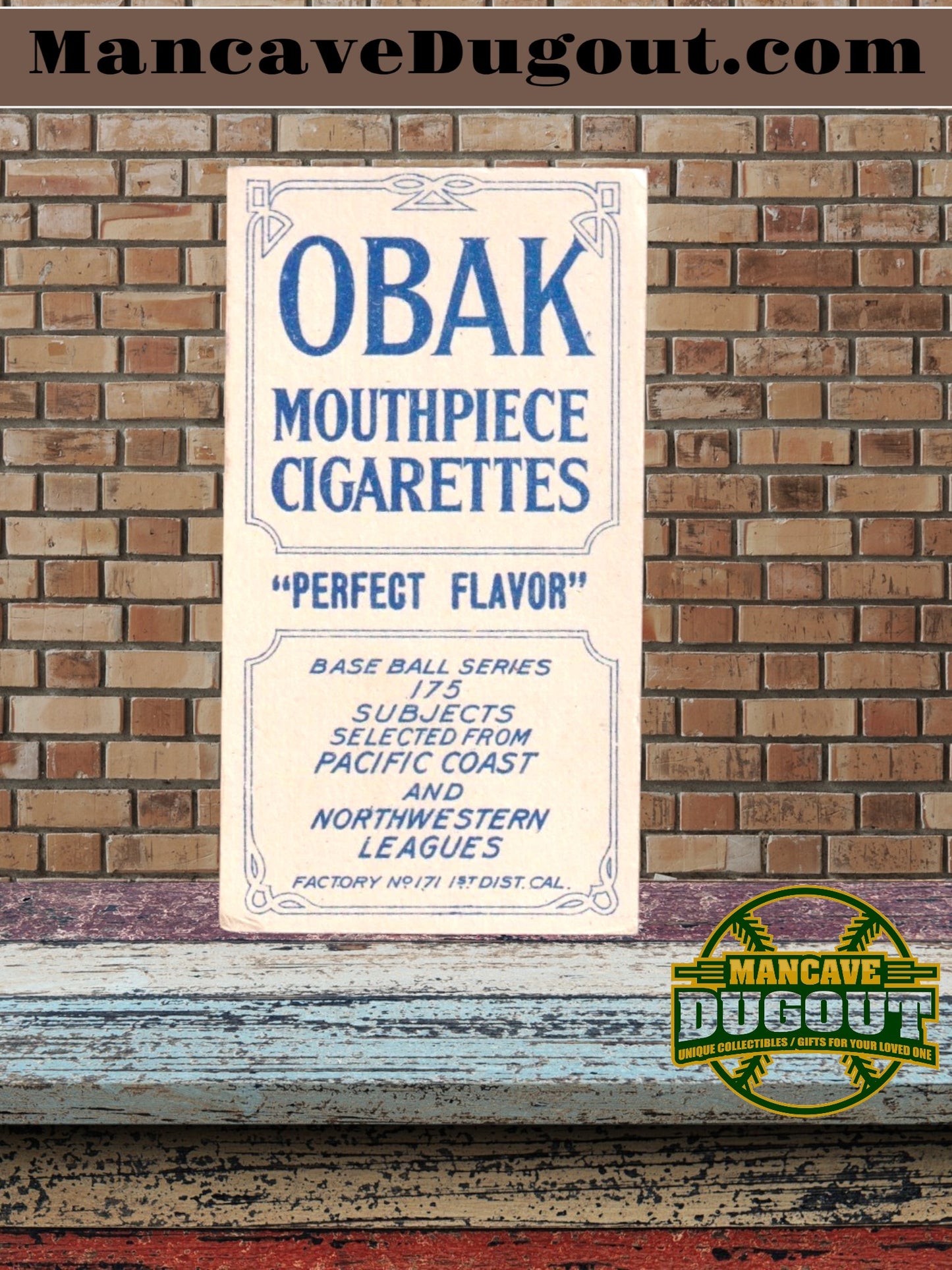 1910 Obak Cigarettes T212 - Jack Cameron – SGC 2 (Good) Low Population Graded