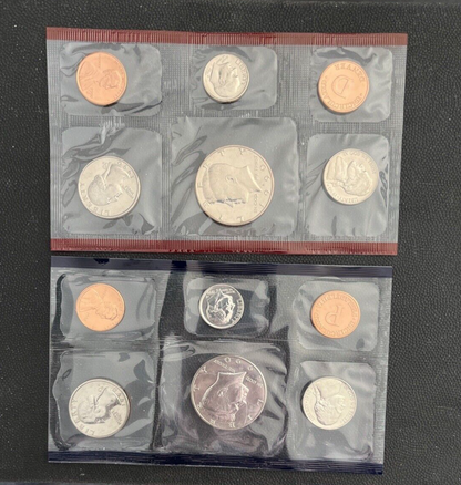 1990 P & D United States Mint Set Uncirculated 10 Coins Original Cello Packaging