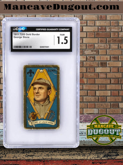 1911 T250 Gold Border – George Stone - CGC 1.5