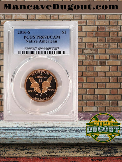 2016-S Sacagawea Dollar PCGS or NGC PR-69 DCAM