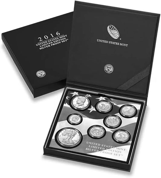 2016 Limited Edition Silver Proof Set Mint Box & COA