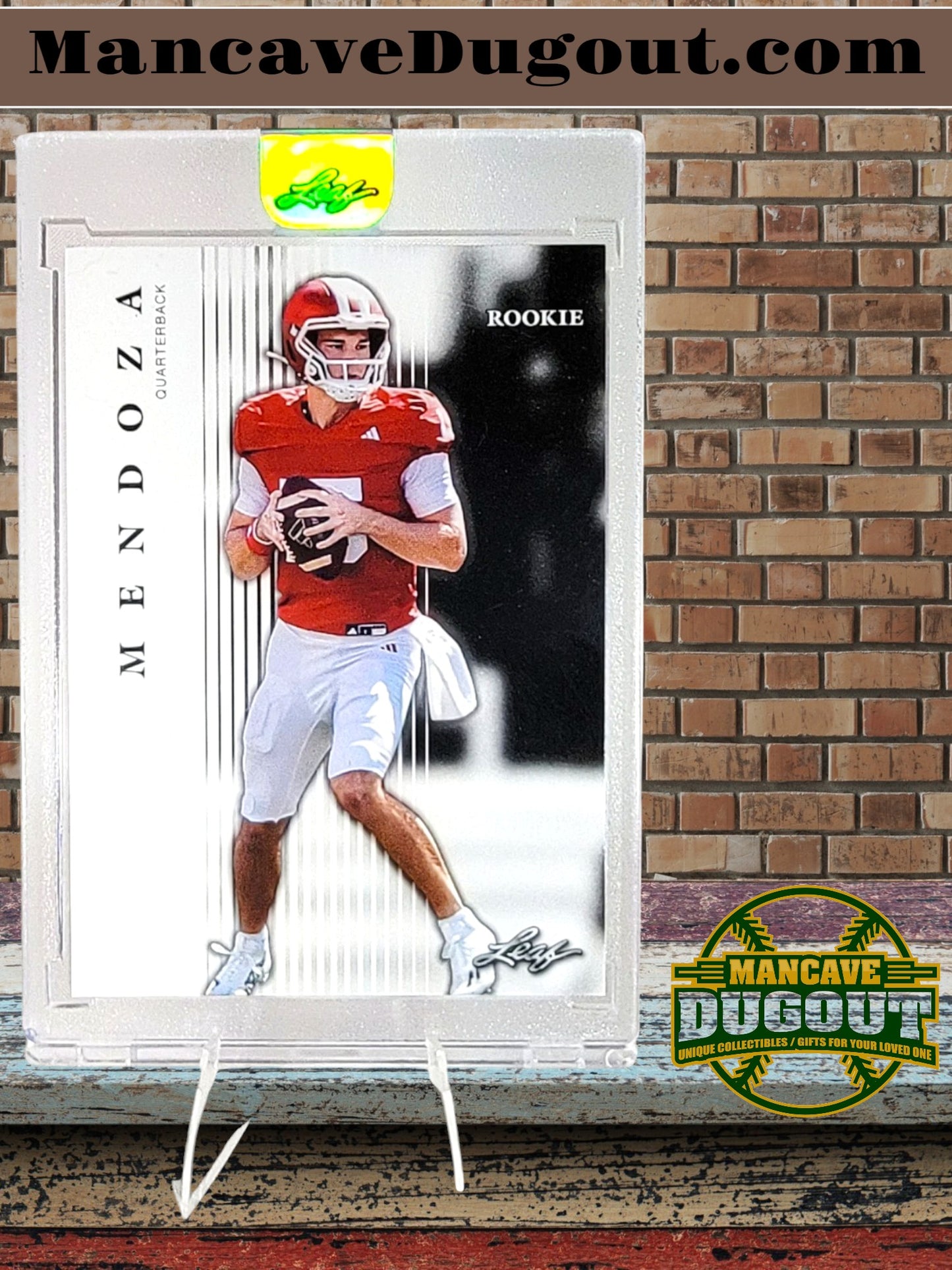 2025 Leaf Rookie – Fernando Mendoza #R 09 - Indiana – Rookie Card (RC) - Factory Leaf Sealed Slab
