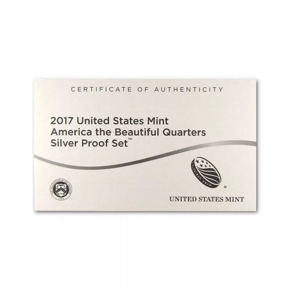 2017 US Mint America the Beautiful Silver Quarter Proof Set