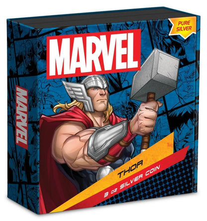 2023 Niue Marvel Thor 3oz Silver Colorized Proof Coin