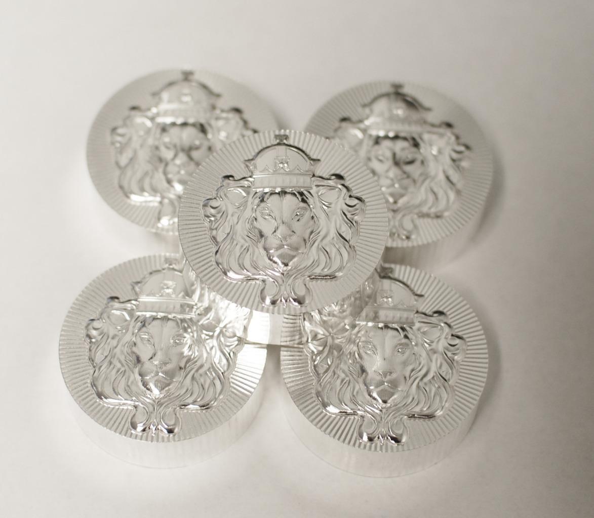 5 x 5oz Silver STACKER ROUNDS by Scottsdale Mint - 25oz .999 Silver