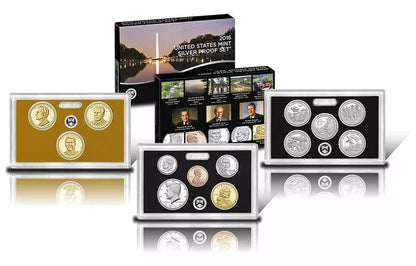 2016-S U.S. MINT SILVER PROOF SET Complete Set 13 Coins OGP & COA