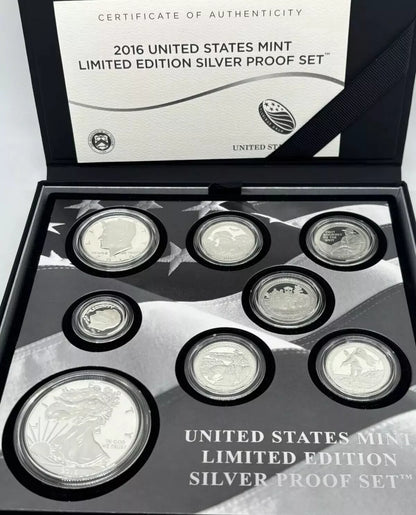 2016 Limited Edition Silver Proof Set Mint Box & COA