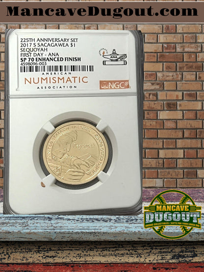 2017 225th Anniversary Set 2017 Sacagawea $1 - 1st Day – SP 69