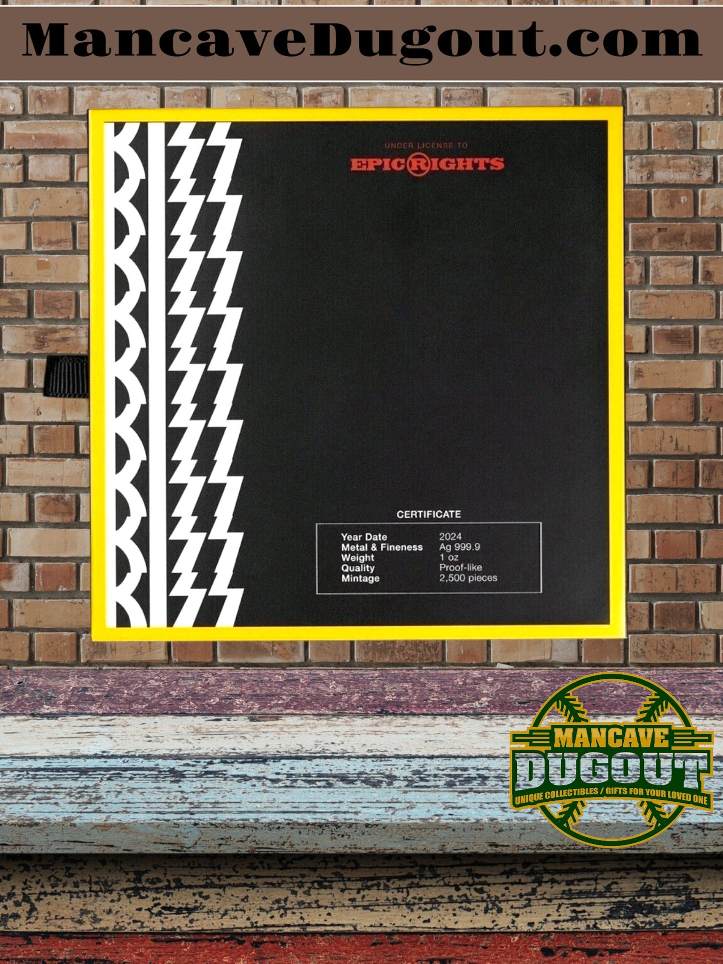 2024 KISS 1 oz Silver KISS Logo .9999 Limited Mintage – 2500