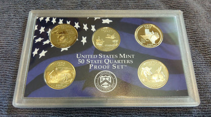 2004 Quarter Set US Mint Proof Set | Beautiful Set | Box & COA.