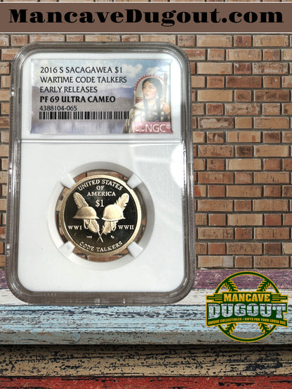 2016-S Sacagawea Dollar PCGS or NGC PR-69 DCAM