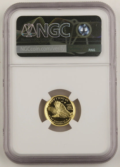 2018 W 1/10 Oz Gold American Liberty High Relief Proof $10 Coin NGC PF70 UCAM