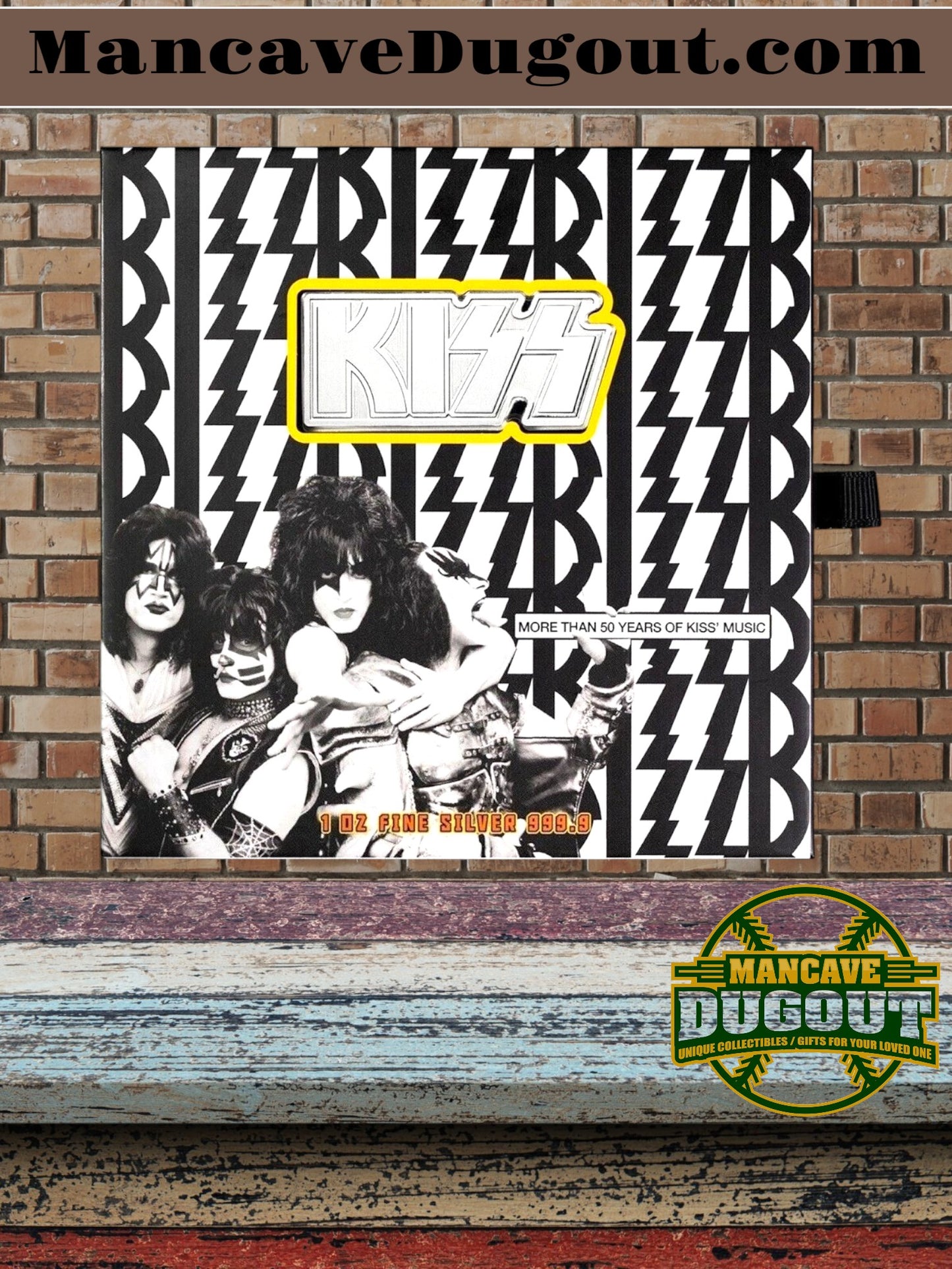 2024 KISS 1 oz Silver KISS Logo .9999 Limited Mintage – 2500