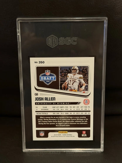 2018 Score – Rookies Josh Allen #350 (RC) – SGC 10