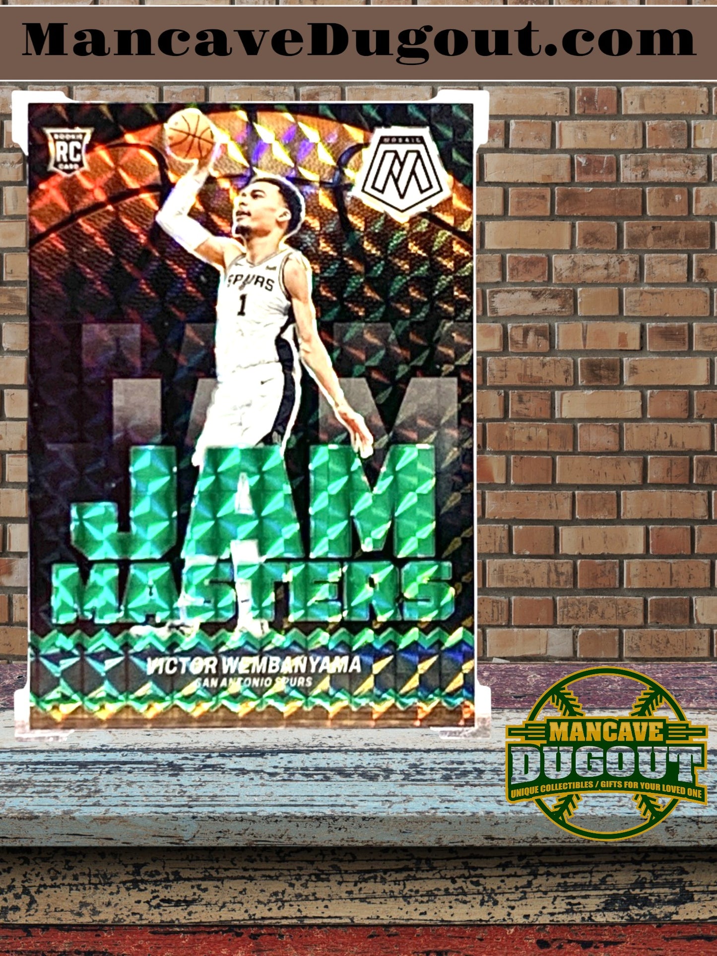 Victor Wembanyama 2023-24 Panini Mosaic JAM MASTERS Green Prizm #3 – SGC 9.5