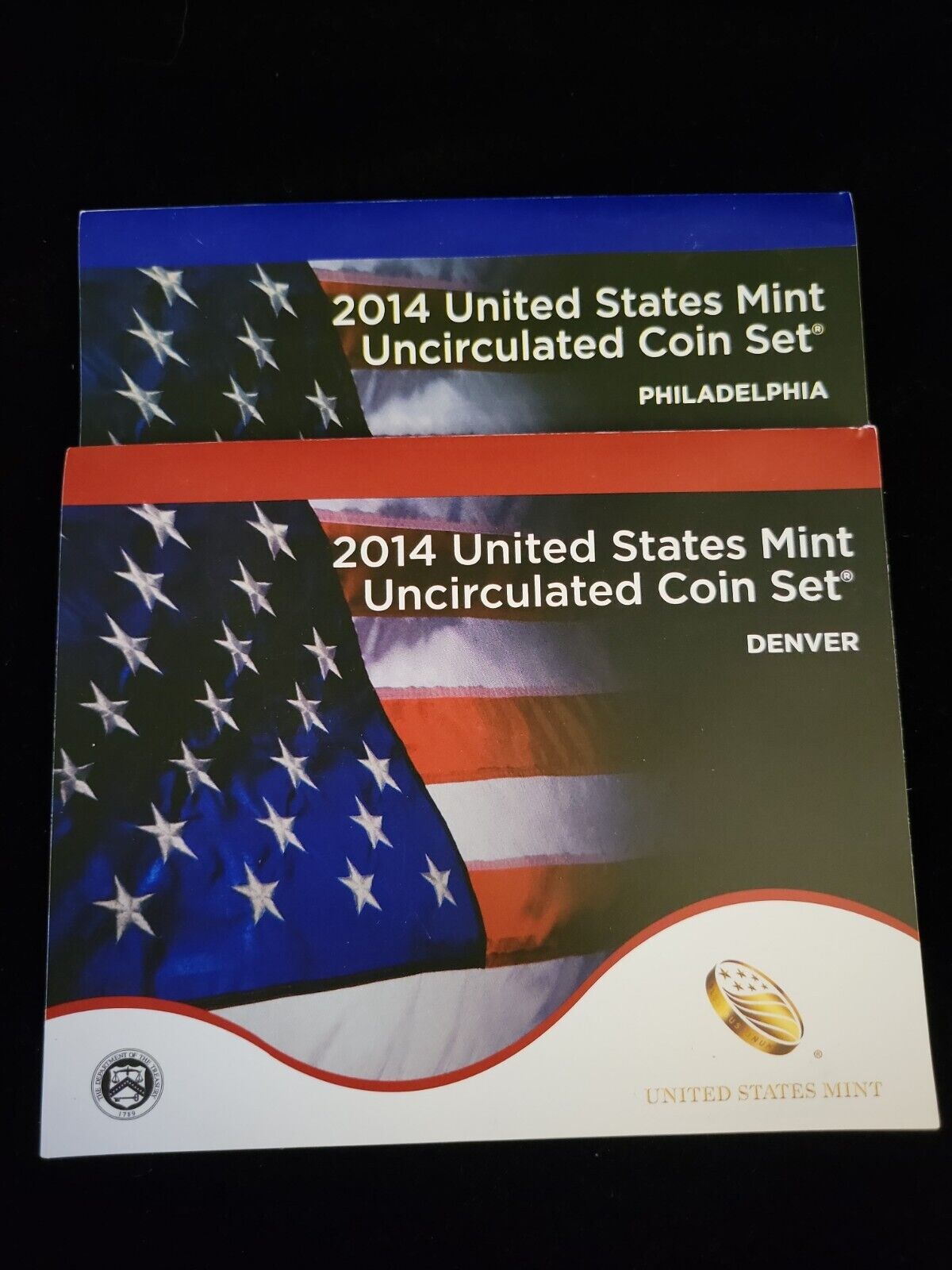 2014 US Uncirculated Mint set Philadelphia and Denver Mint 28 coins