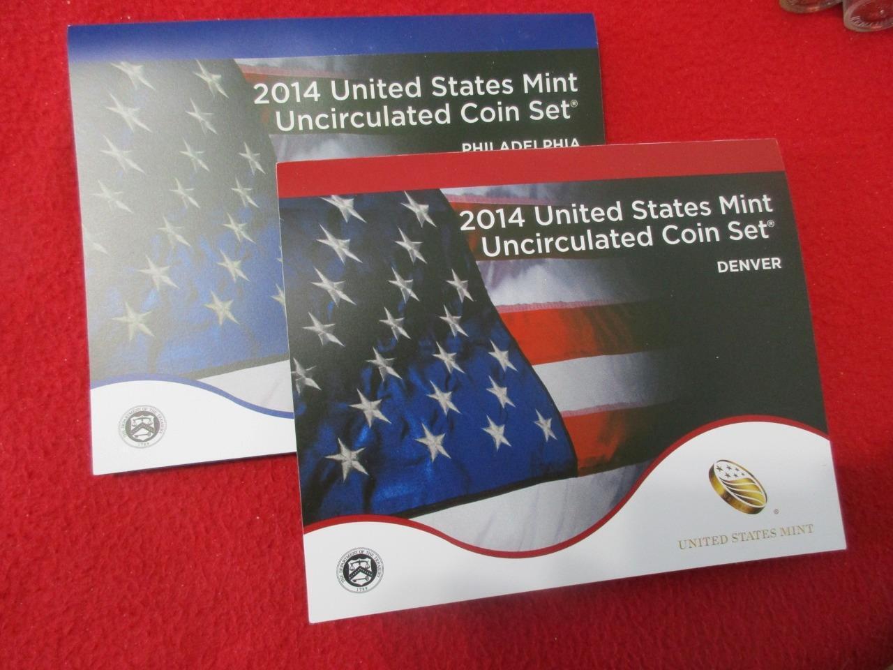 2014 US Uncirculated Mint set Philadelphia and Denver Mint 28 coins