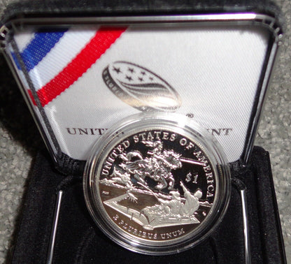 2016-P $1 Proof Mark Twain Commemorative Silver Dollar, OGP & COA