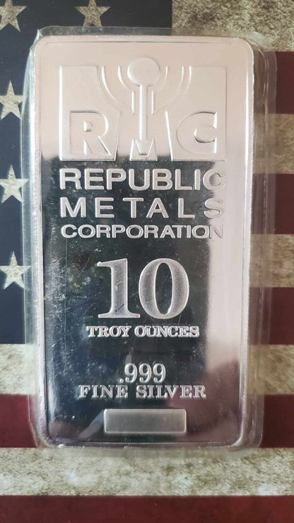 RMC 10 Oz Silver Bars