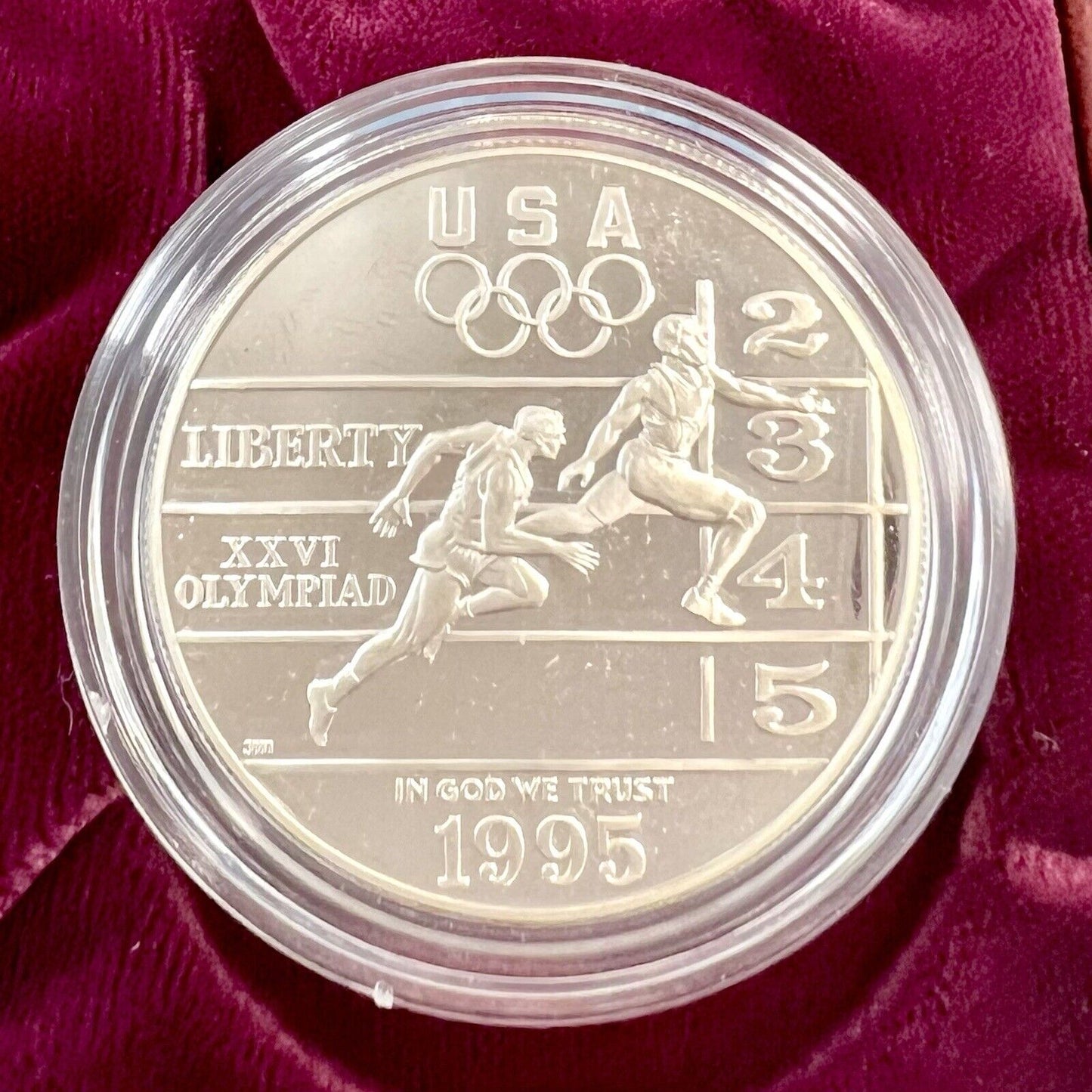 1996 Atlanta US Olympic 16 Proof Gold & Silver Coin Set -Presentation Box